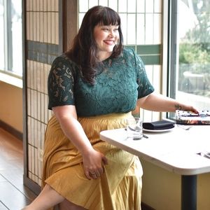Nanette Lepore Tops - Nanette Lepoer Hunter Plus Size Green Lace Top Nanette Lepore Tops - Nanette Lepoer Hunter Plus Size Green Lace Top
